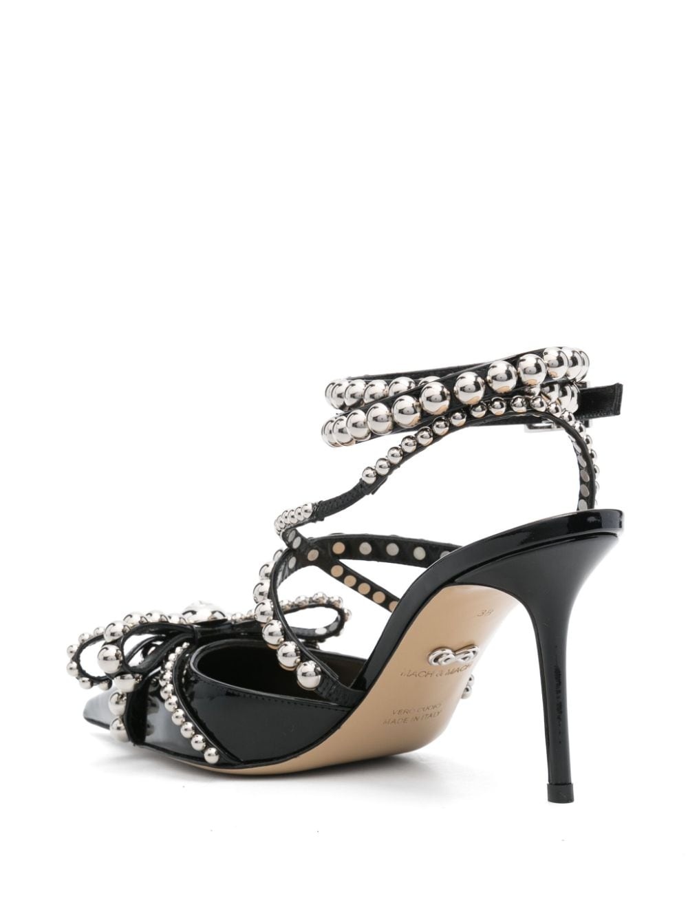 90mm stud-embellished pumps - 3