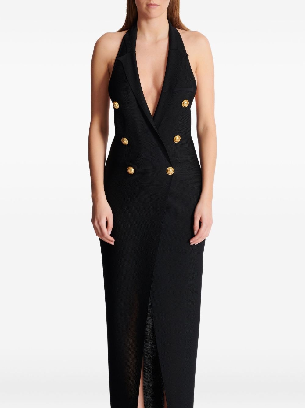 halterneck maxi dress - 5