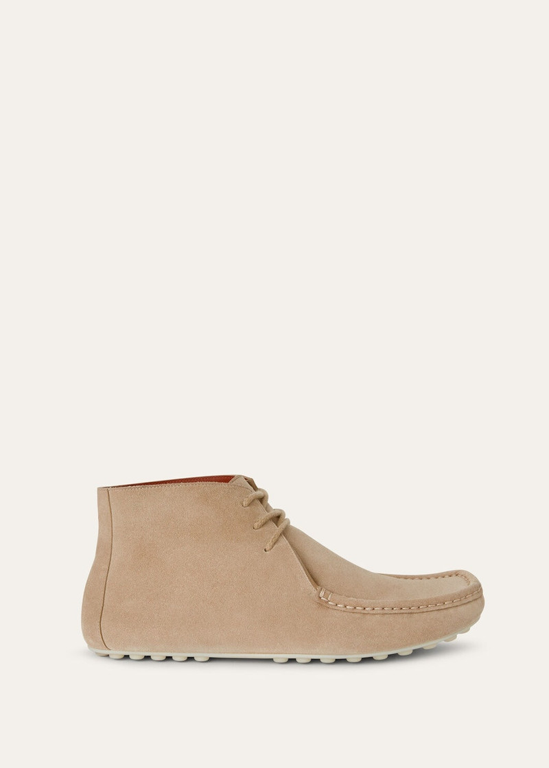 Dot Sole Lace Up Walk Boots 1