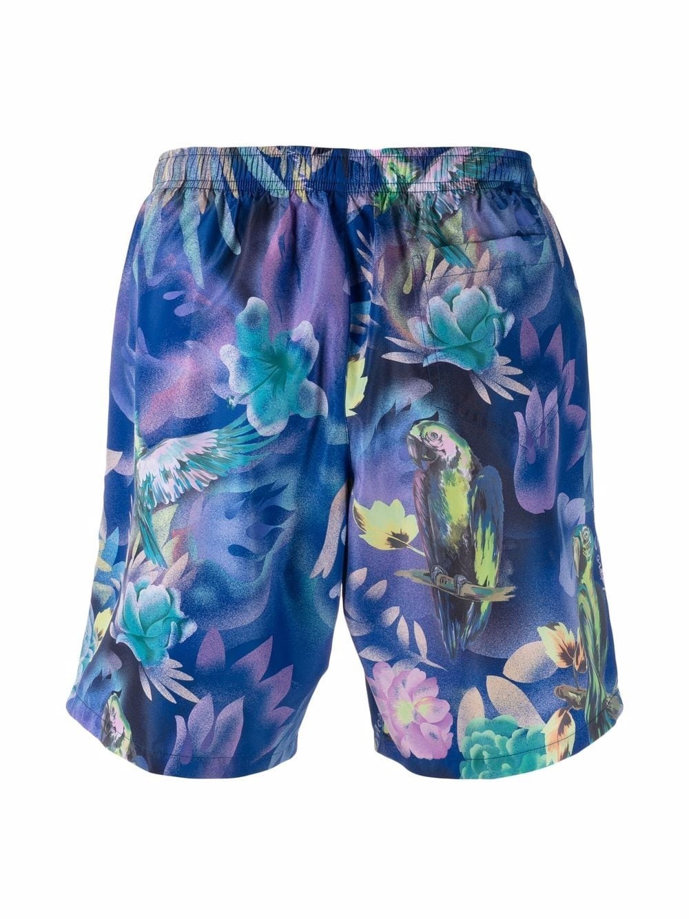 parrot print swim shorts - 2