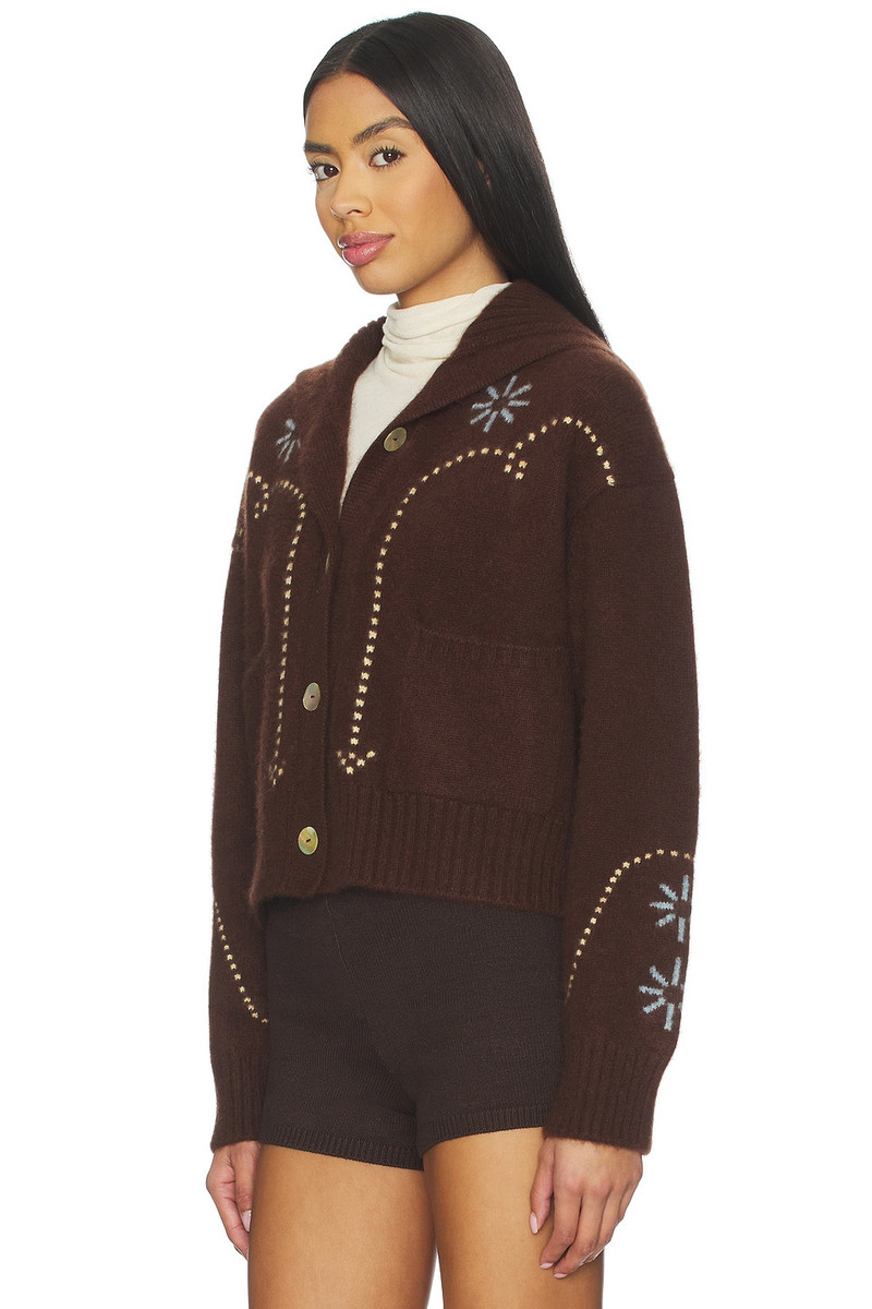 CALLE DEL MAR Cashmere Western Cardigan outlook