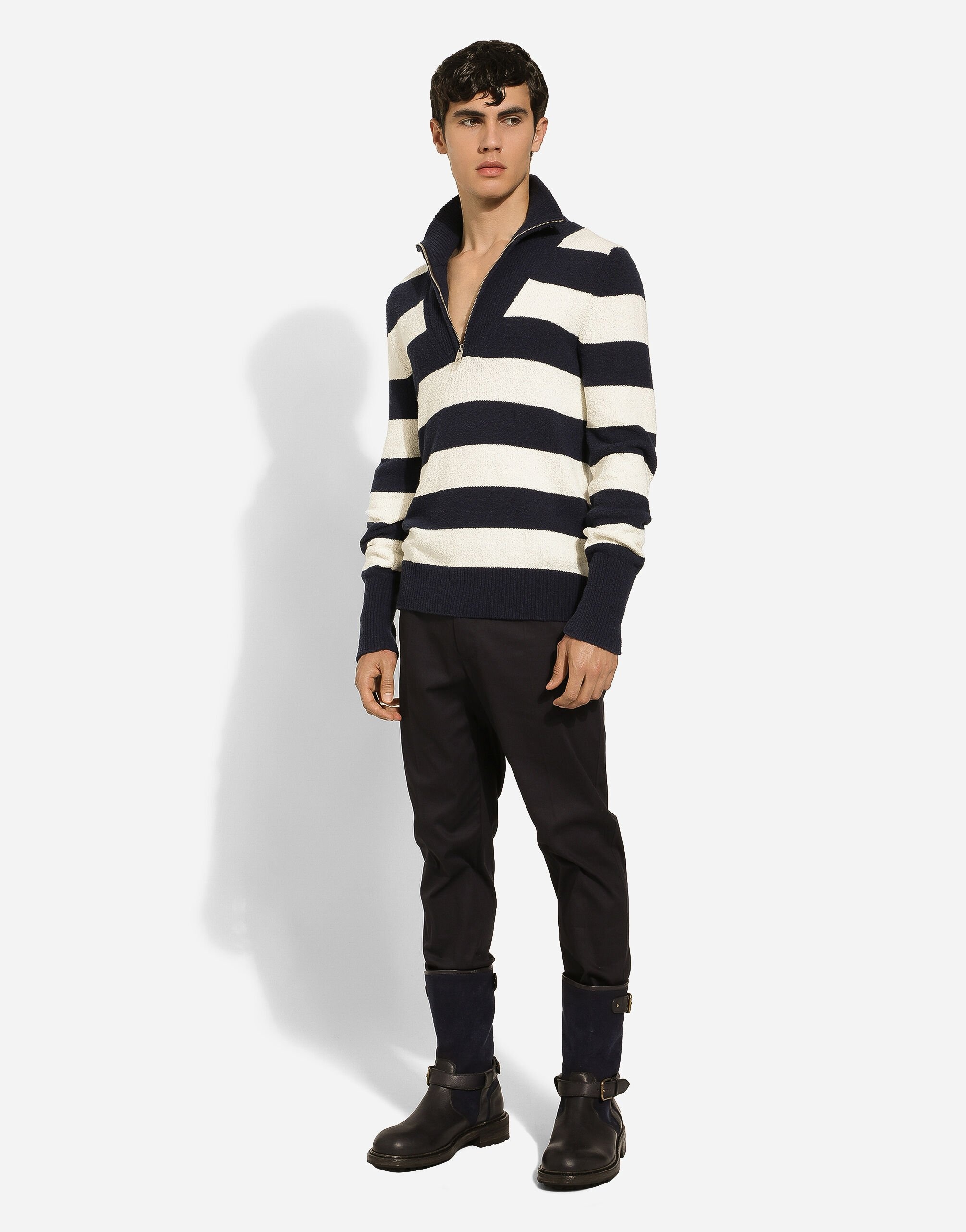 Stretch cotton pants with DG hardware - 2