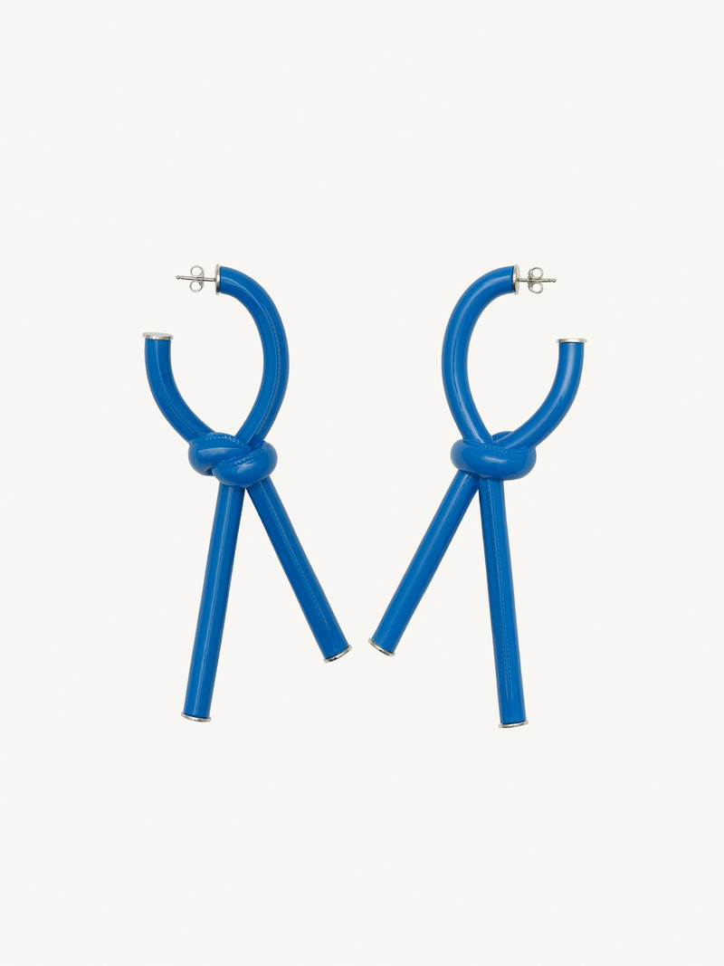 TUBULAR KNOT EARRING 1