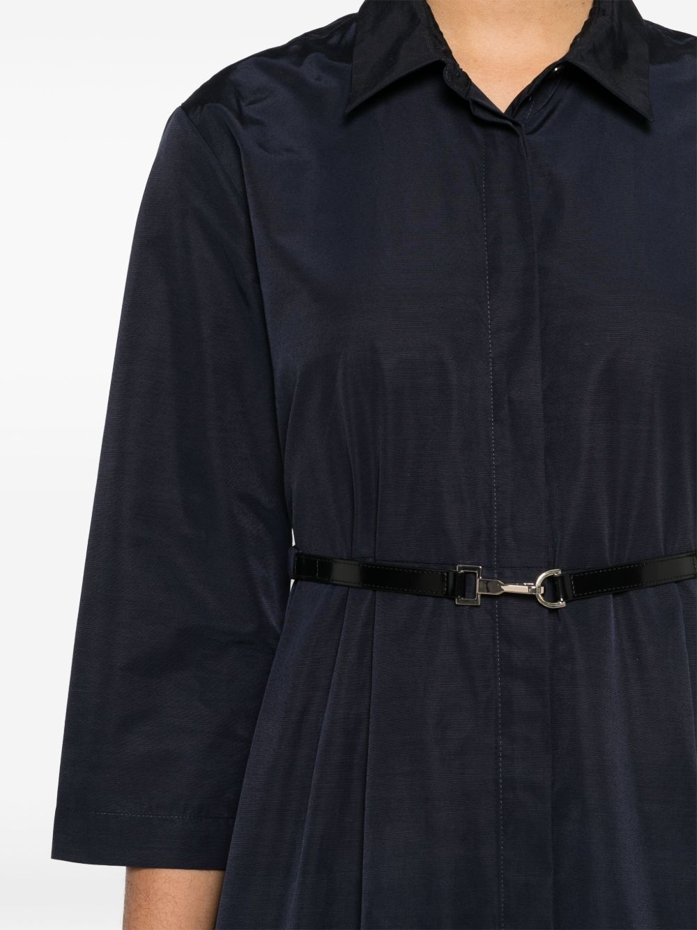 Emilia faille cotton-blend dress - 5