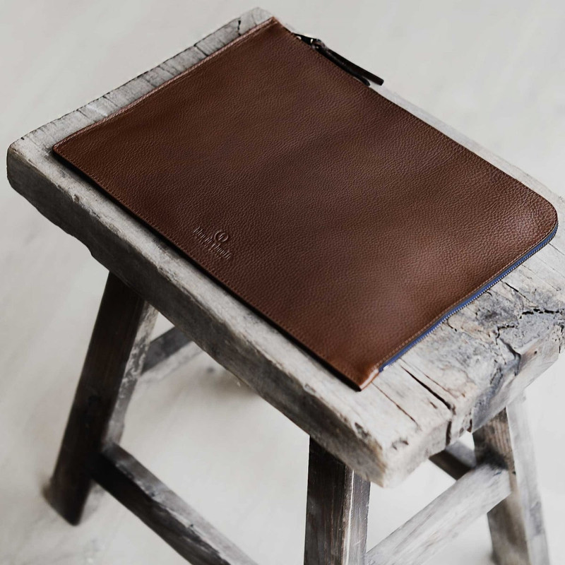 JIM LAPTOP SLEEVE 13” - AMBER BROWN 4
