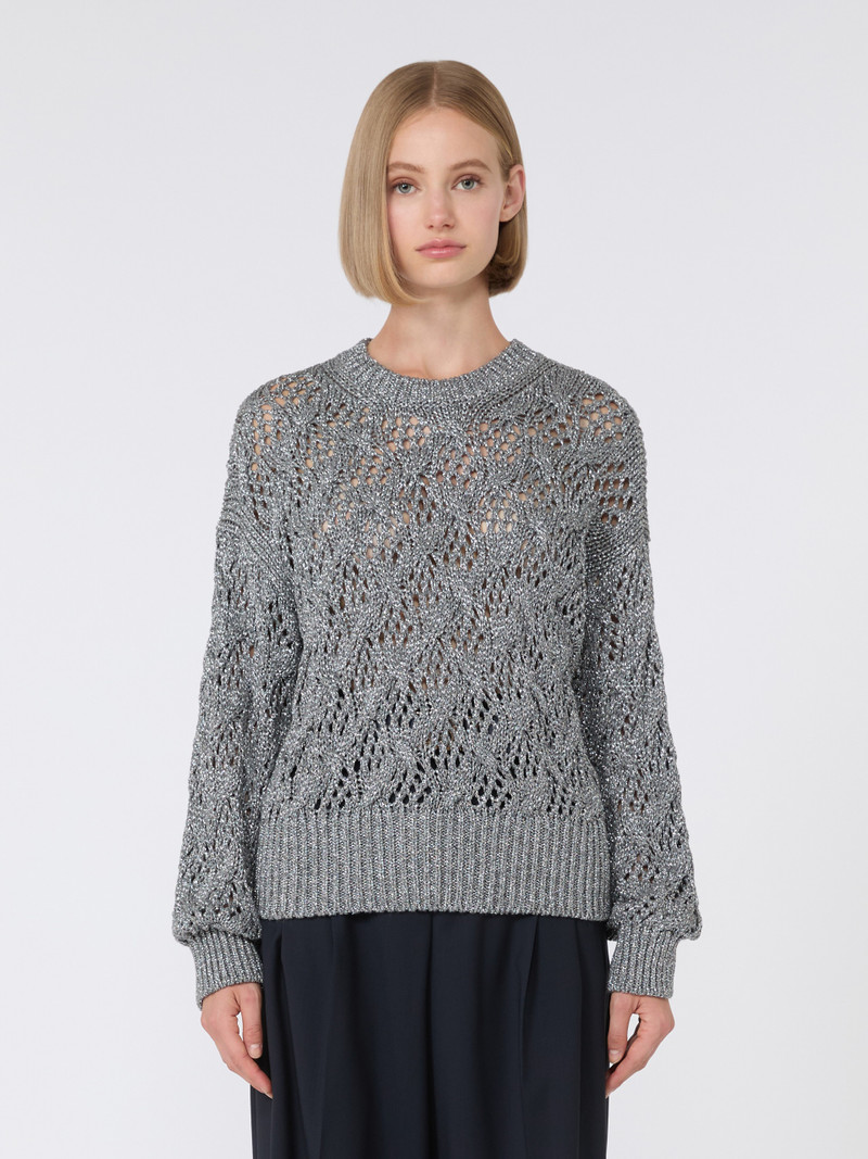 PILADE Diamond-patterned cordonnet sweater 3