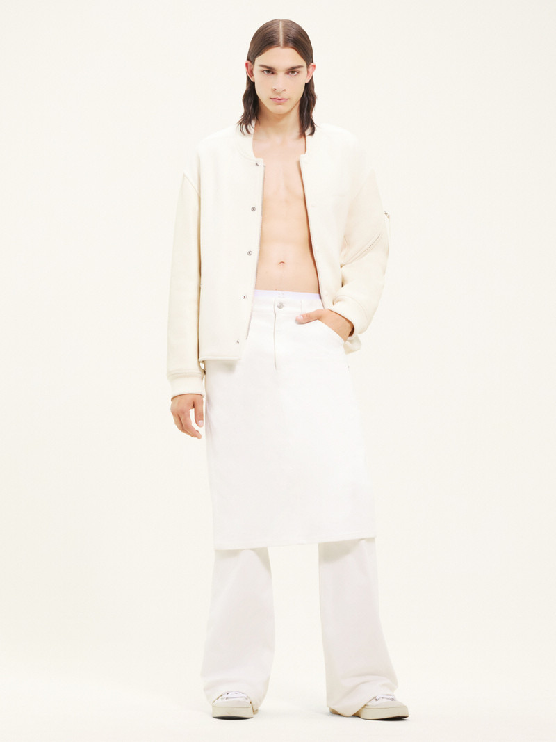 courrèges BASEBALL TEDDY JACKET outlook