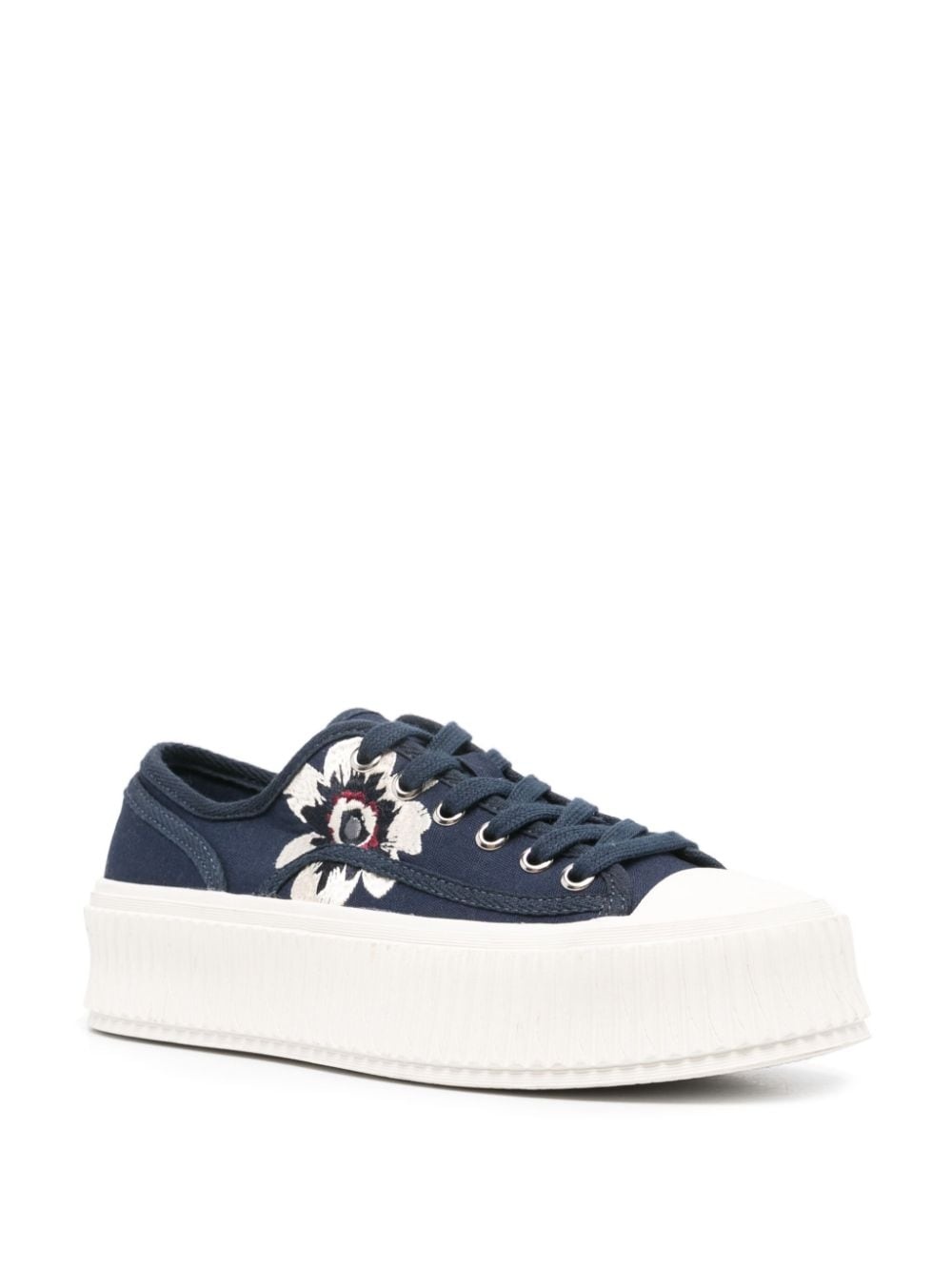 Floral Sportiness canvas trainers - 2