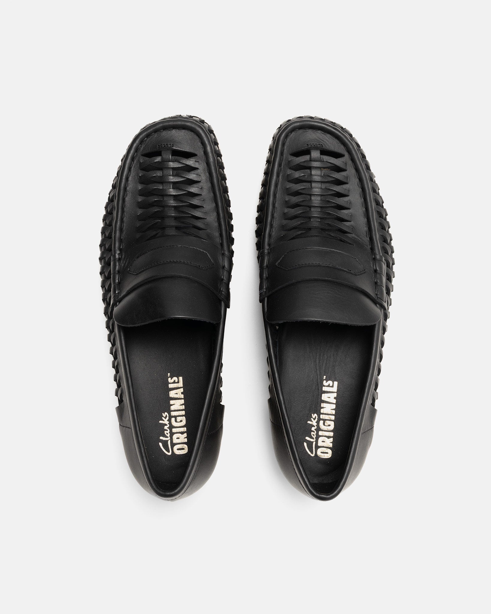 Wallabee Loafer Weave Black Leather - 4