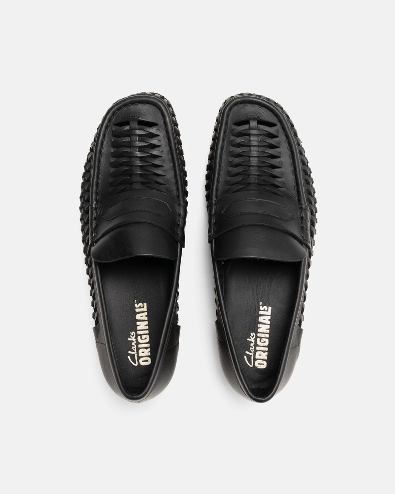 Wallabee Loafer Weave Black Leather 4