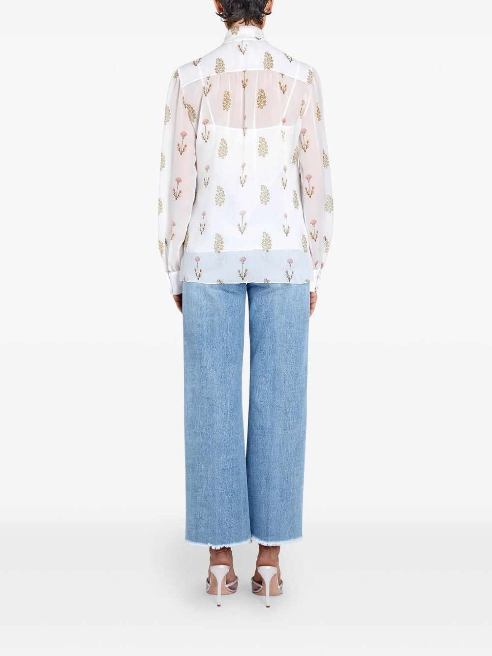 silk blouse - 4