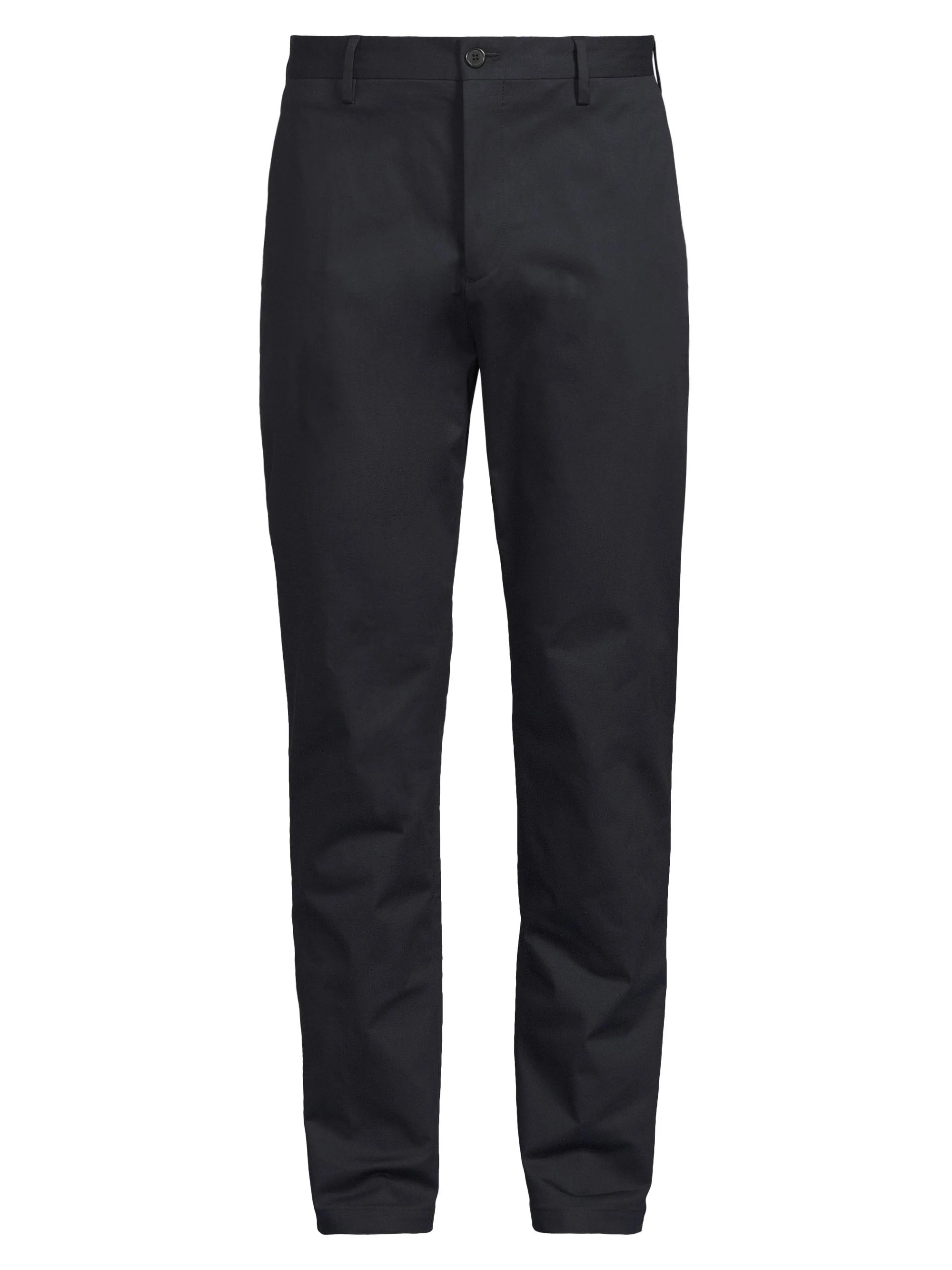 Men's Stretch-Twill Straight-Leg Trousers - Navy - 1