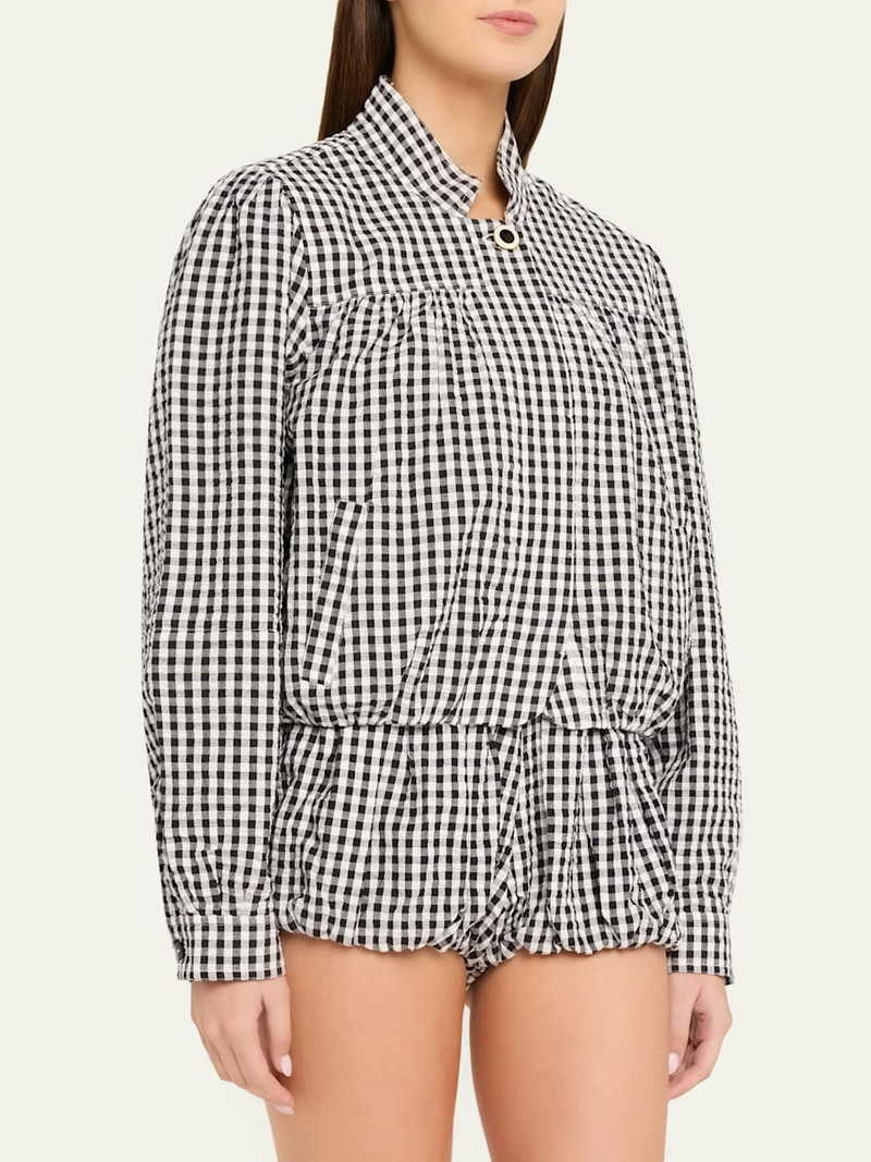 Jodie Gingham Seersucker Jacket 4