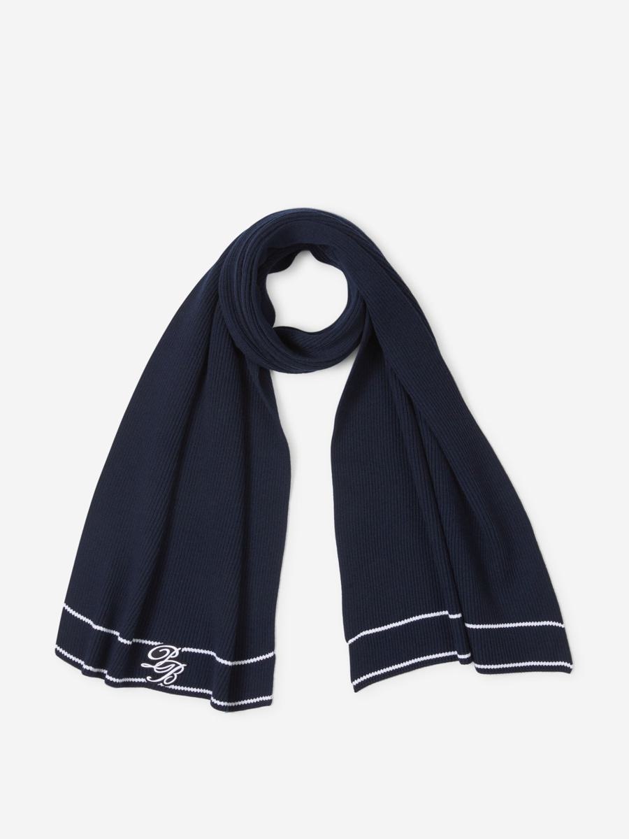 Balmain Logo Wool Scarf - 1