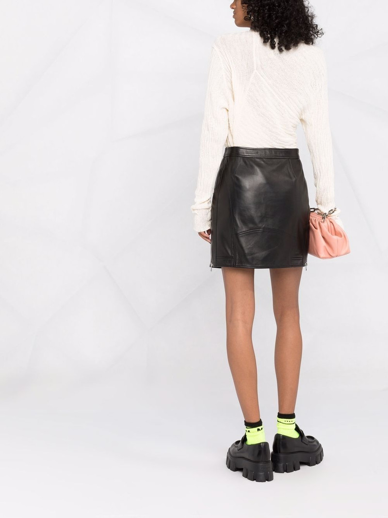zip-up biker skirt 4