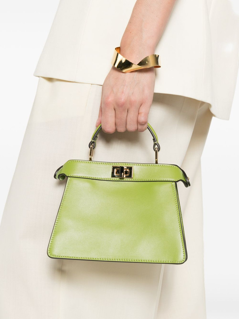 FENDI small Peekaboo ISeeU lock tote bag outlook
