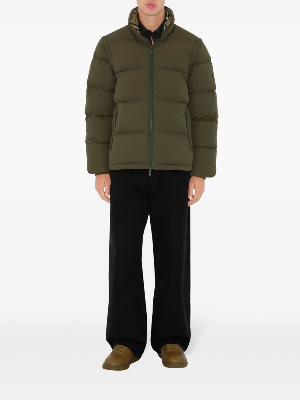 detachable-sleeve puffer jacket - 6