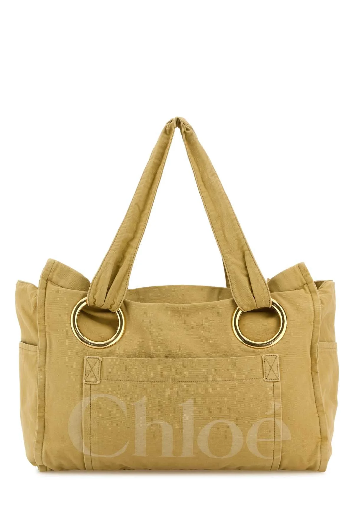 Chloe Women Mustard Canvas Shopping Bag - 1