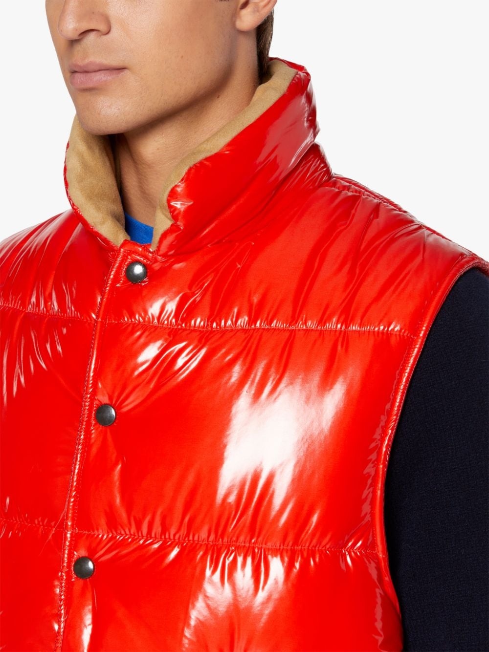 OSAKA BRIGHT ORANGE NYLON GILET | GQF-304 - 5