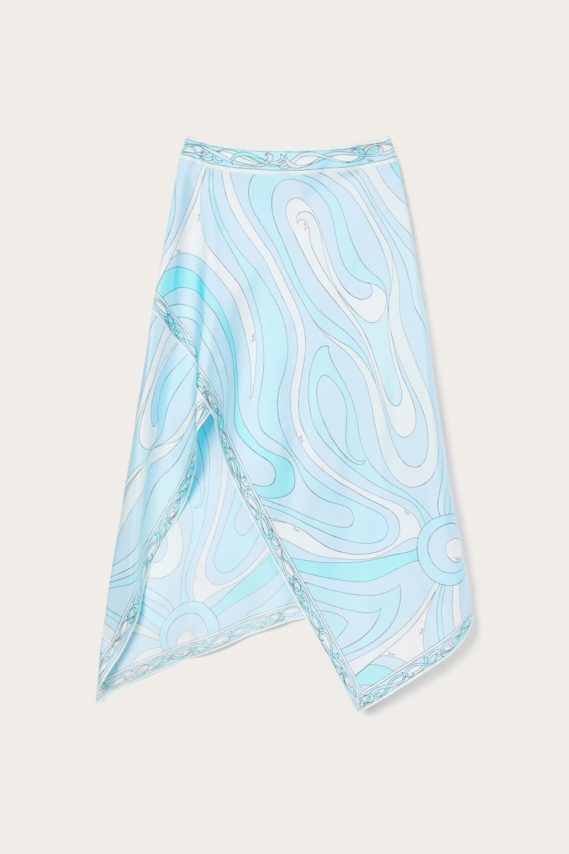 MARMO PRINT ASYMMETRICAL SKIRT 1