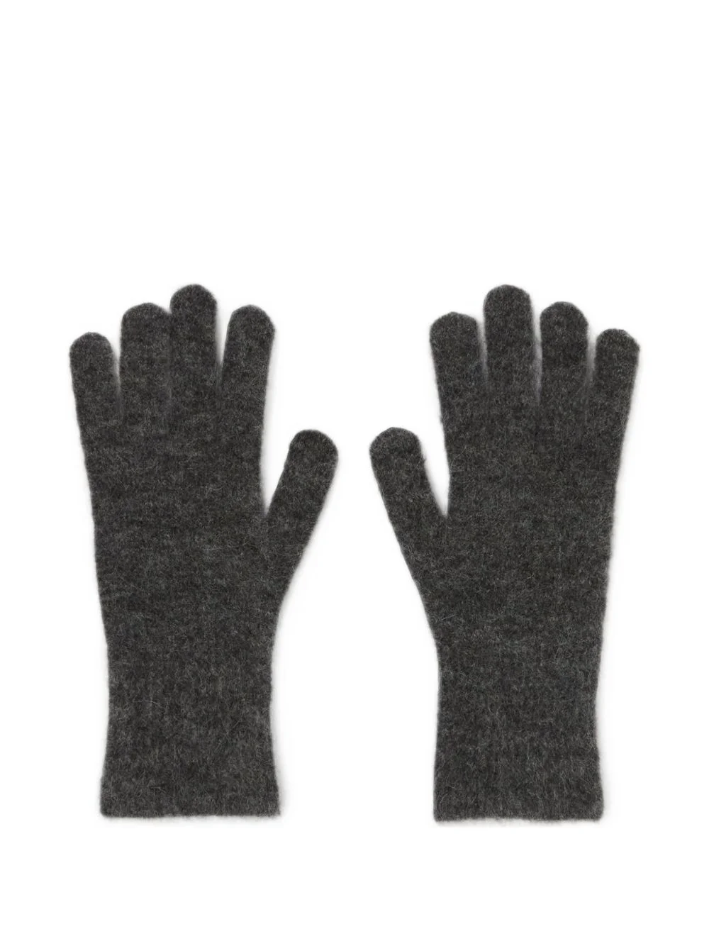 brushed-knit gloves - 1
