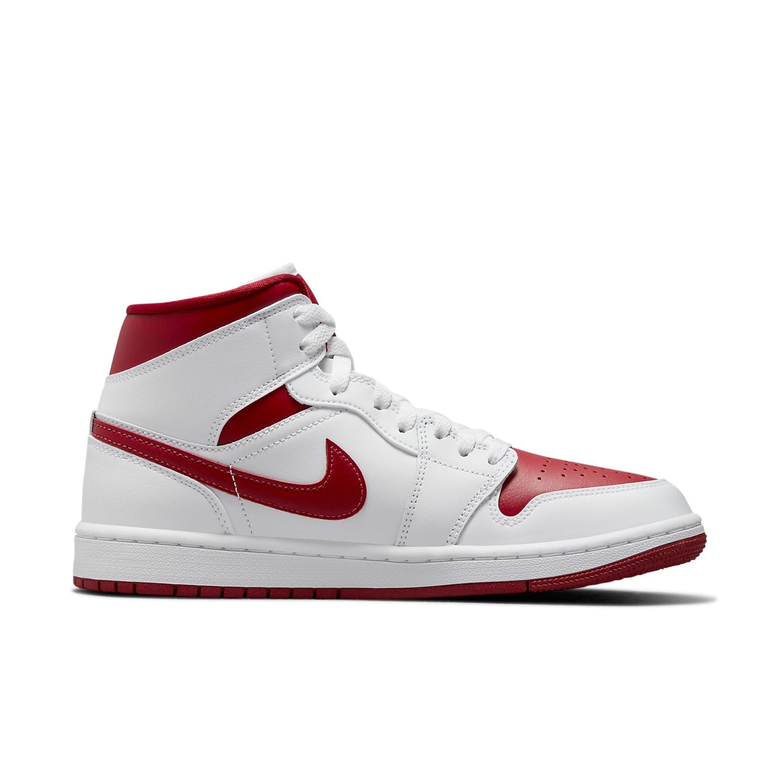 (WMNS) Air Jordan 1 Mid 'White Pomegranate' BQ6472-161 - 2