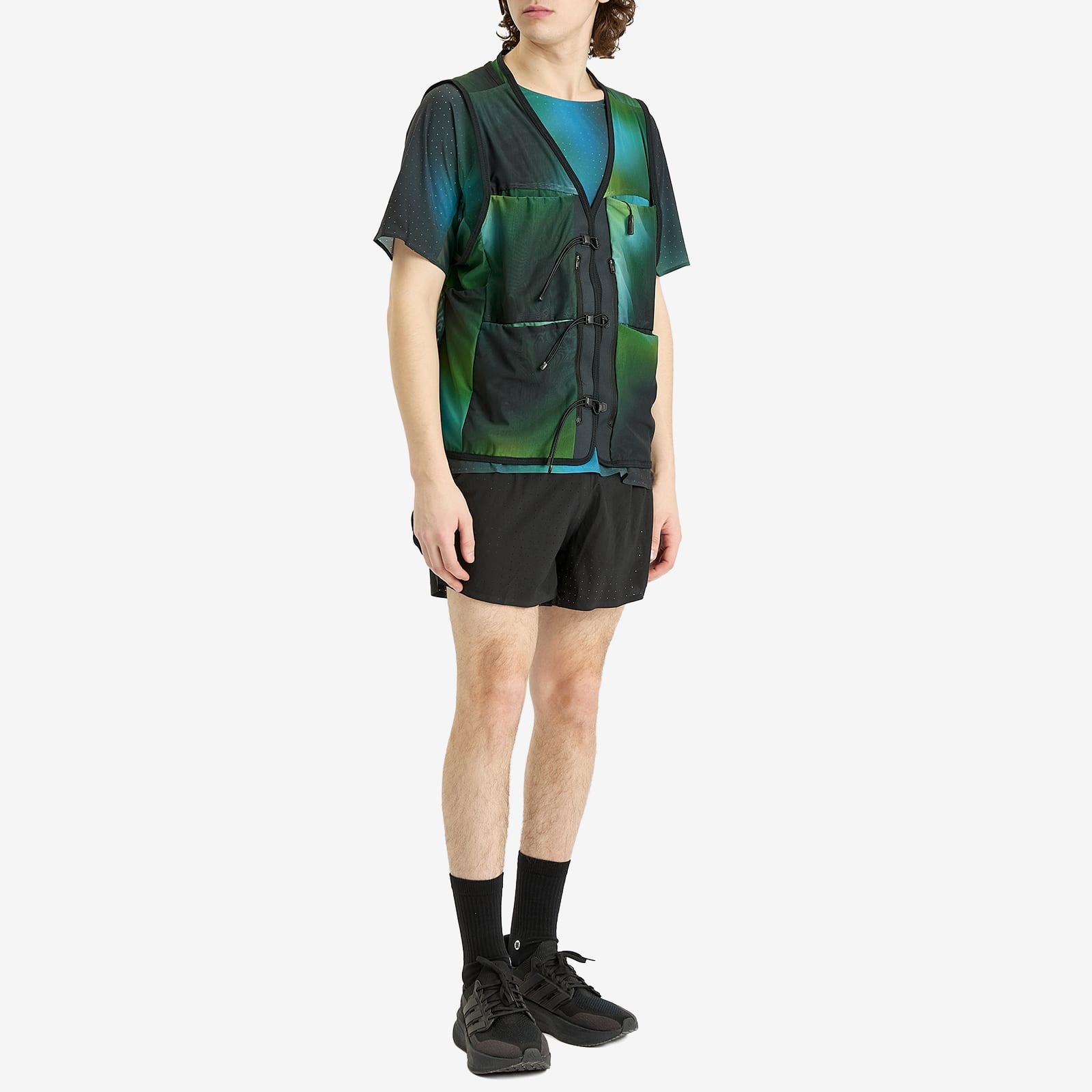 Y-3 Earth Print Mesh Vest - 4