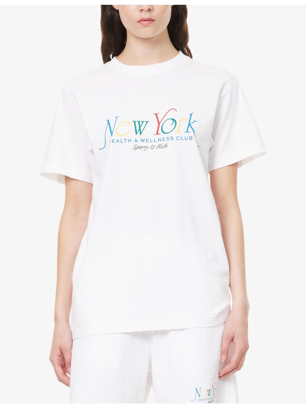 Sports NY 94 Slogan Cotton-Jersey T-shirt - 3