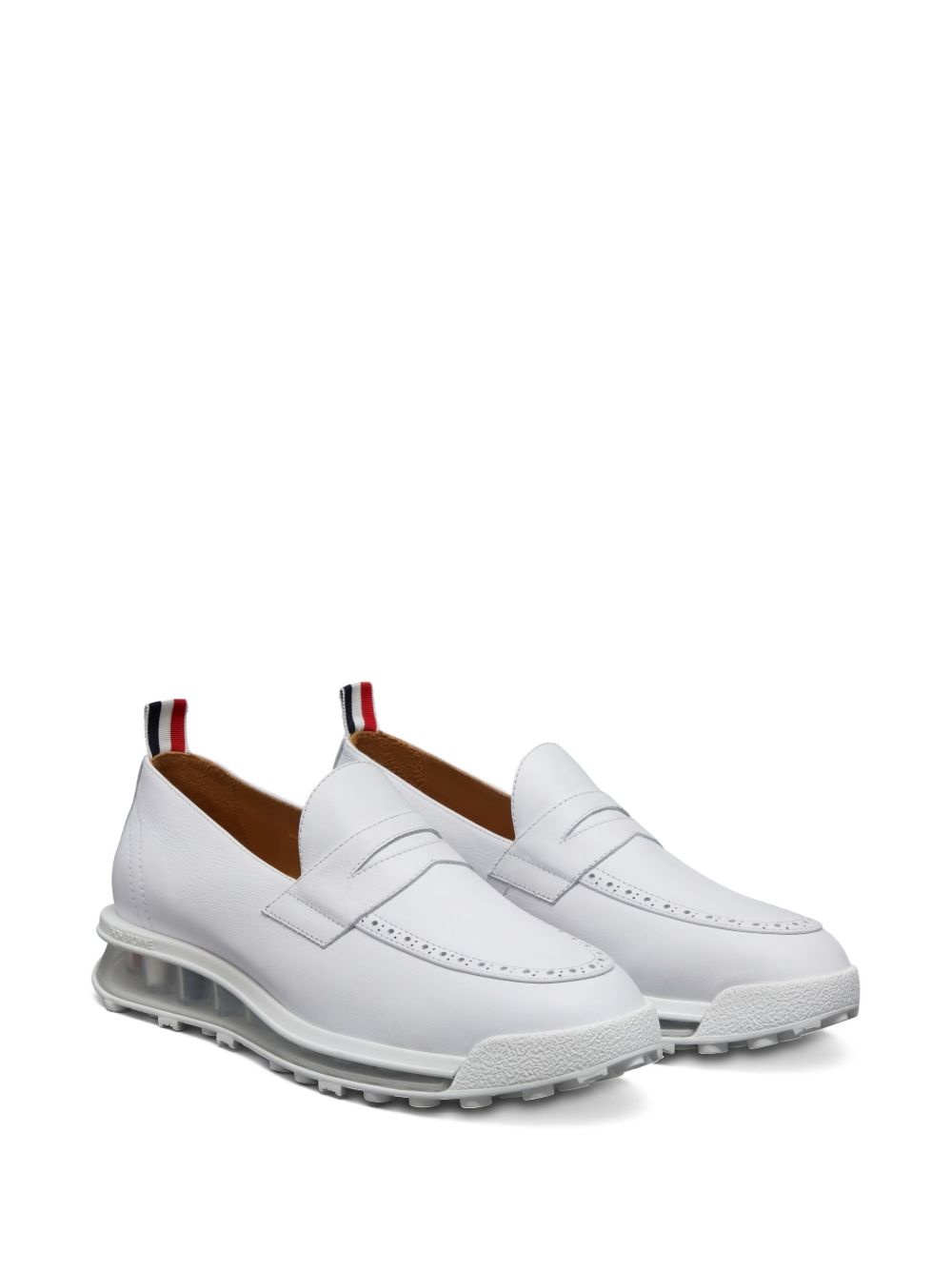 leather loafer sneakers - 2