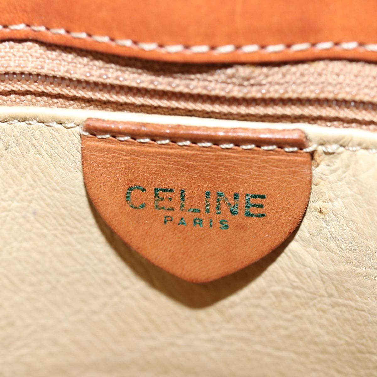 CELINE Macadam Canvas Shoulder Bag Pvc Brown - 16