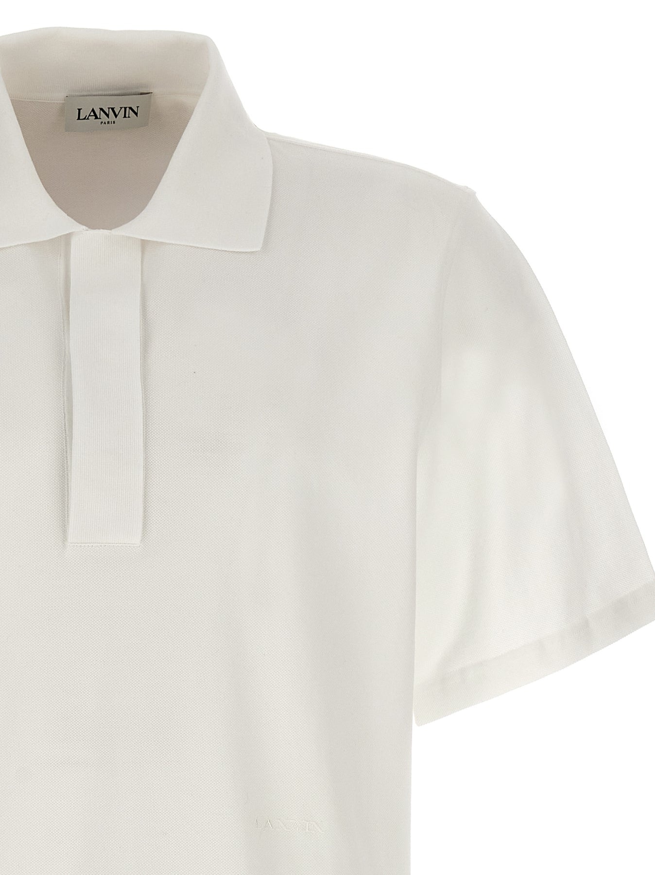Logo  Shirt Polo White - 3
