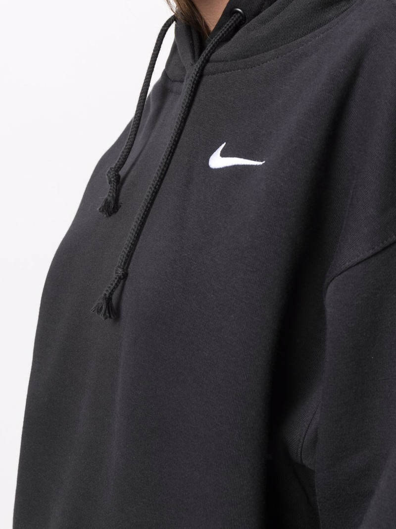 Swoosh-embroidered hoodie 5