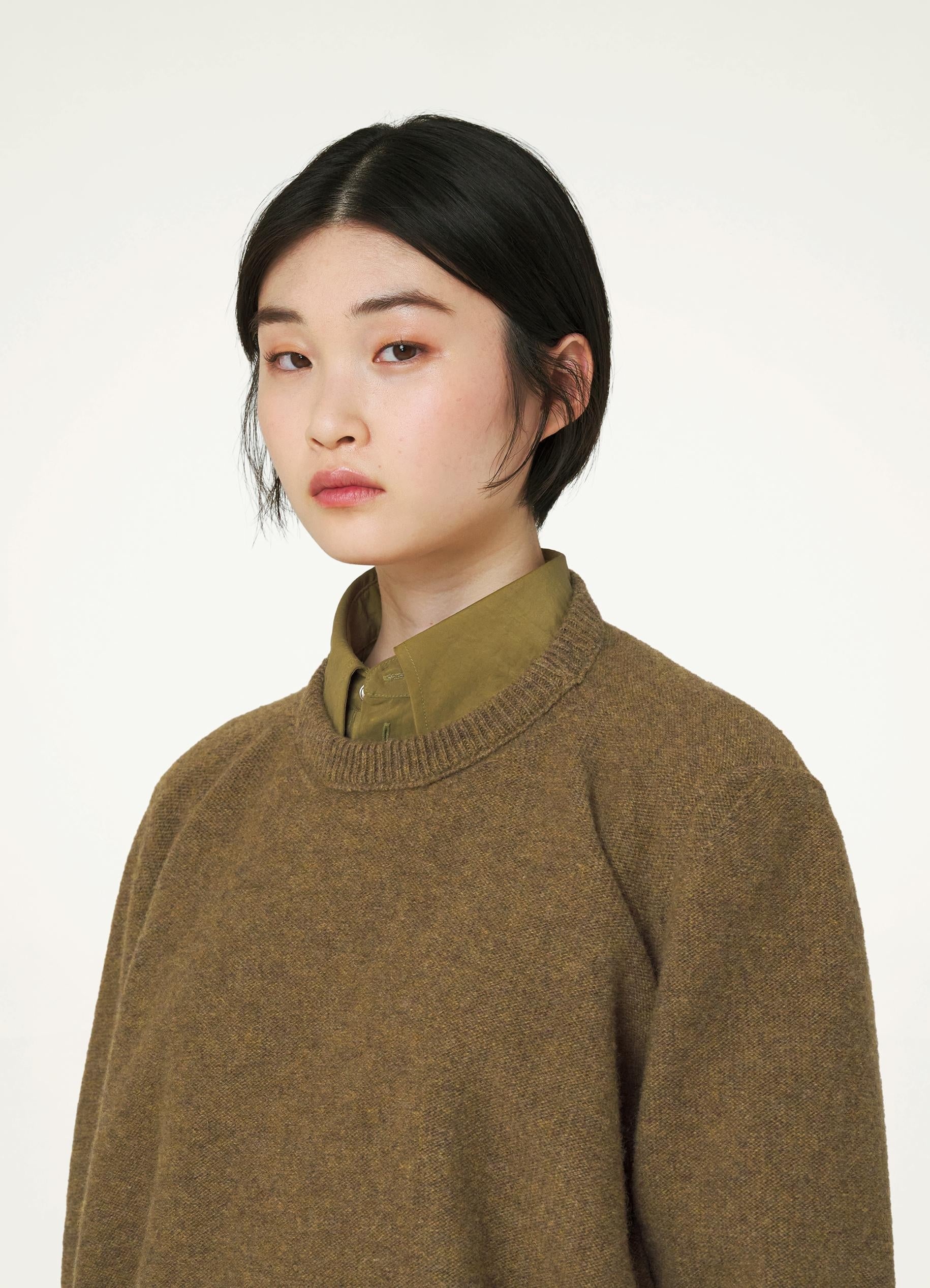 TILTED CREW NECK JUMPER - 3