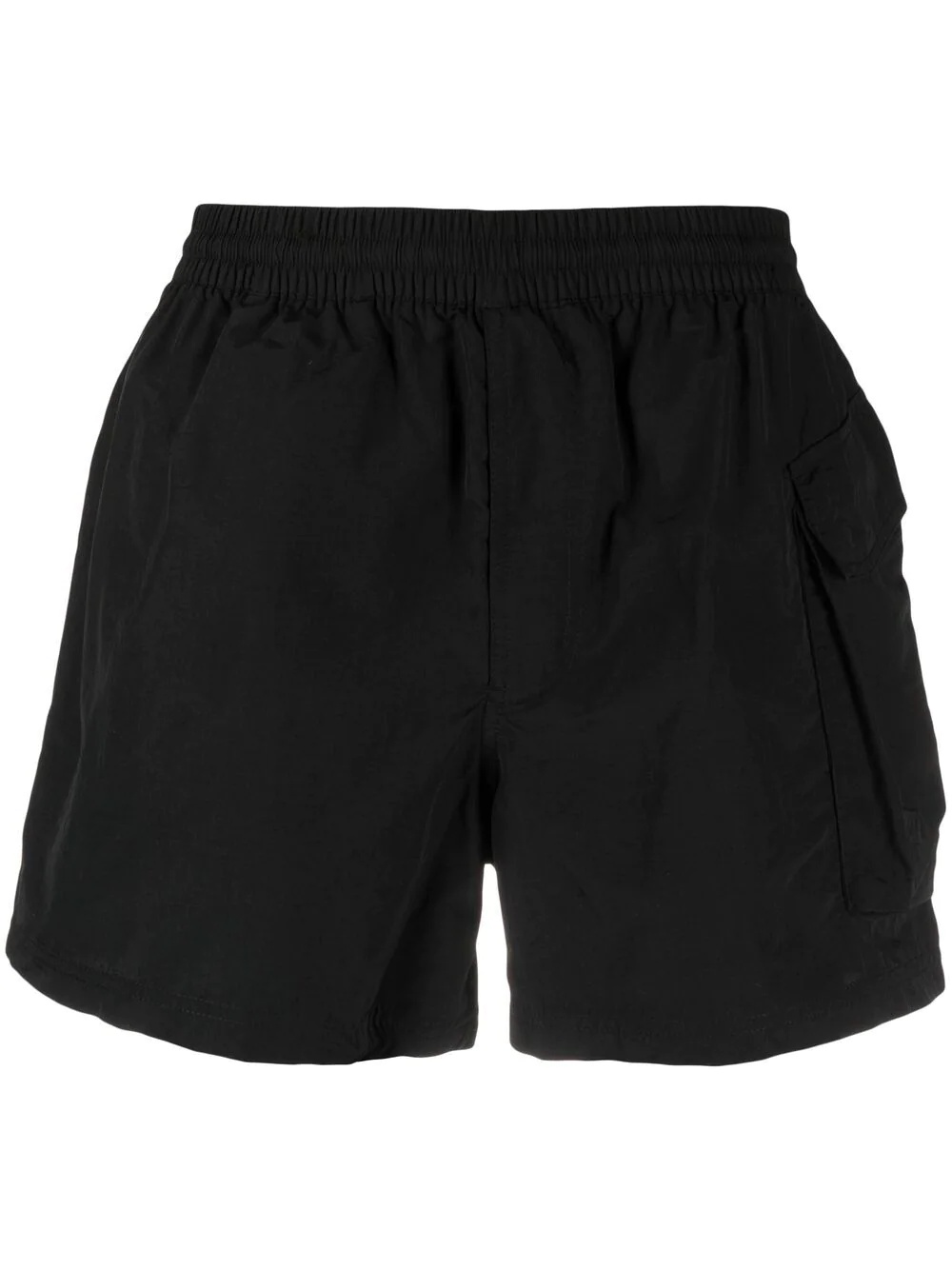 Utility logo-print swim shorts - 1