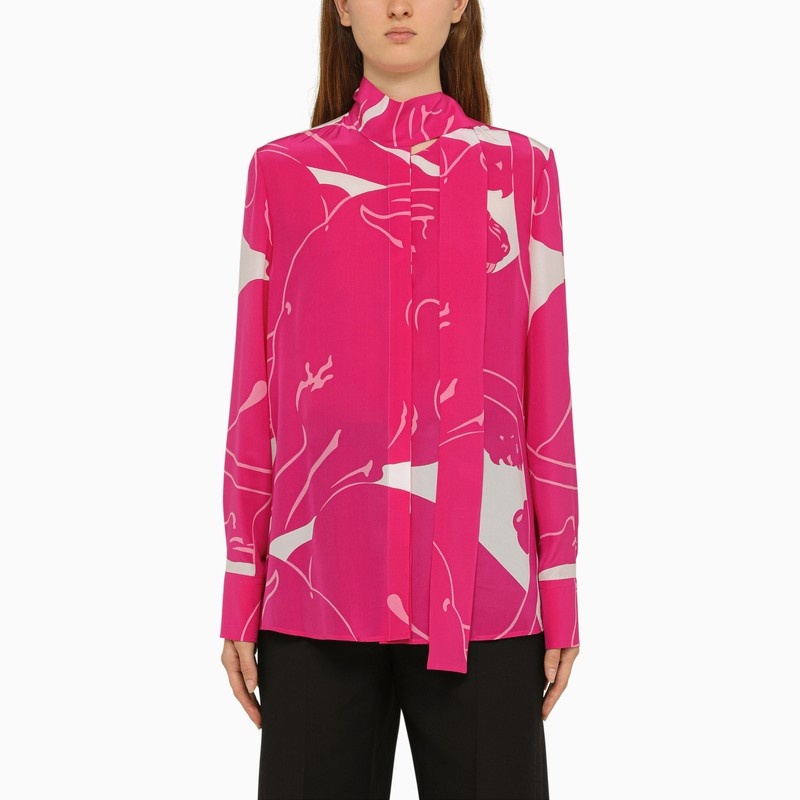 Milk/Pink PP silk blouse - 1