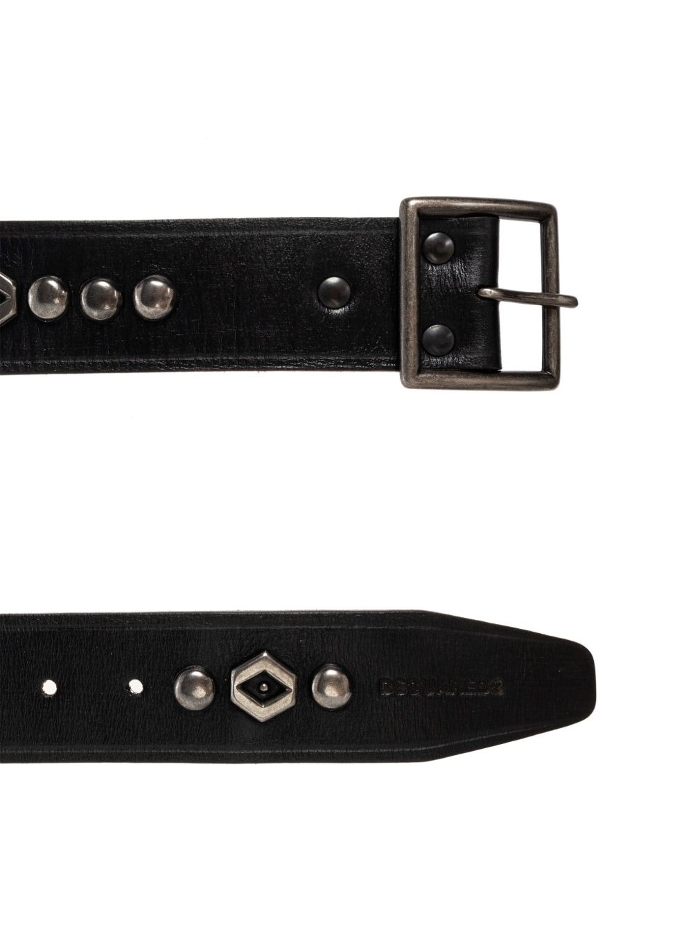 studded leather belt - 3