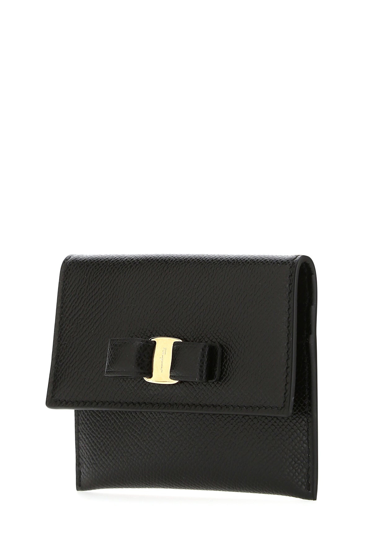 Black leather card holder - 2