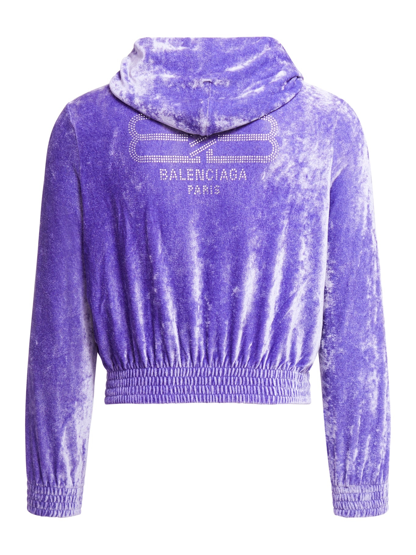 zipped hoodie ? ベロアジップパーカー 【40】 751792 パープル 