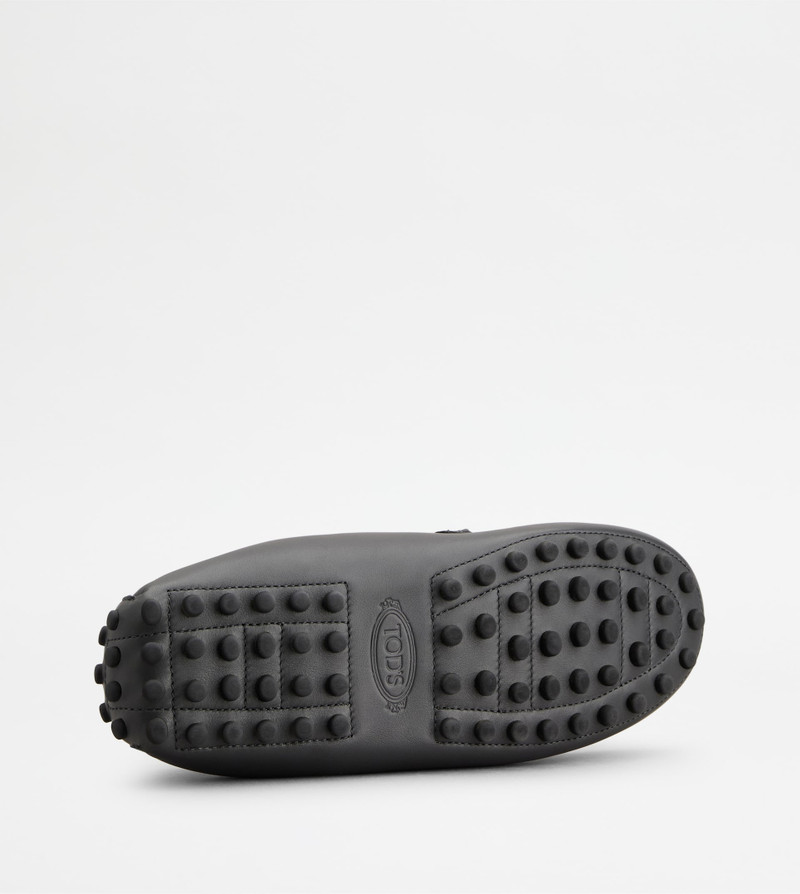 GLOVE GOMMINO DRIVING SHOES IN LEATHER - GREY 4