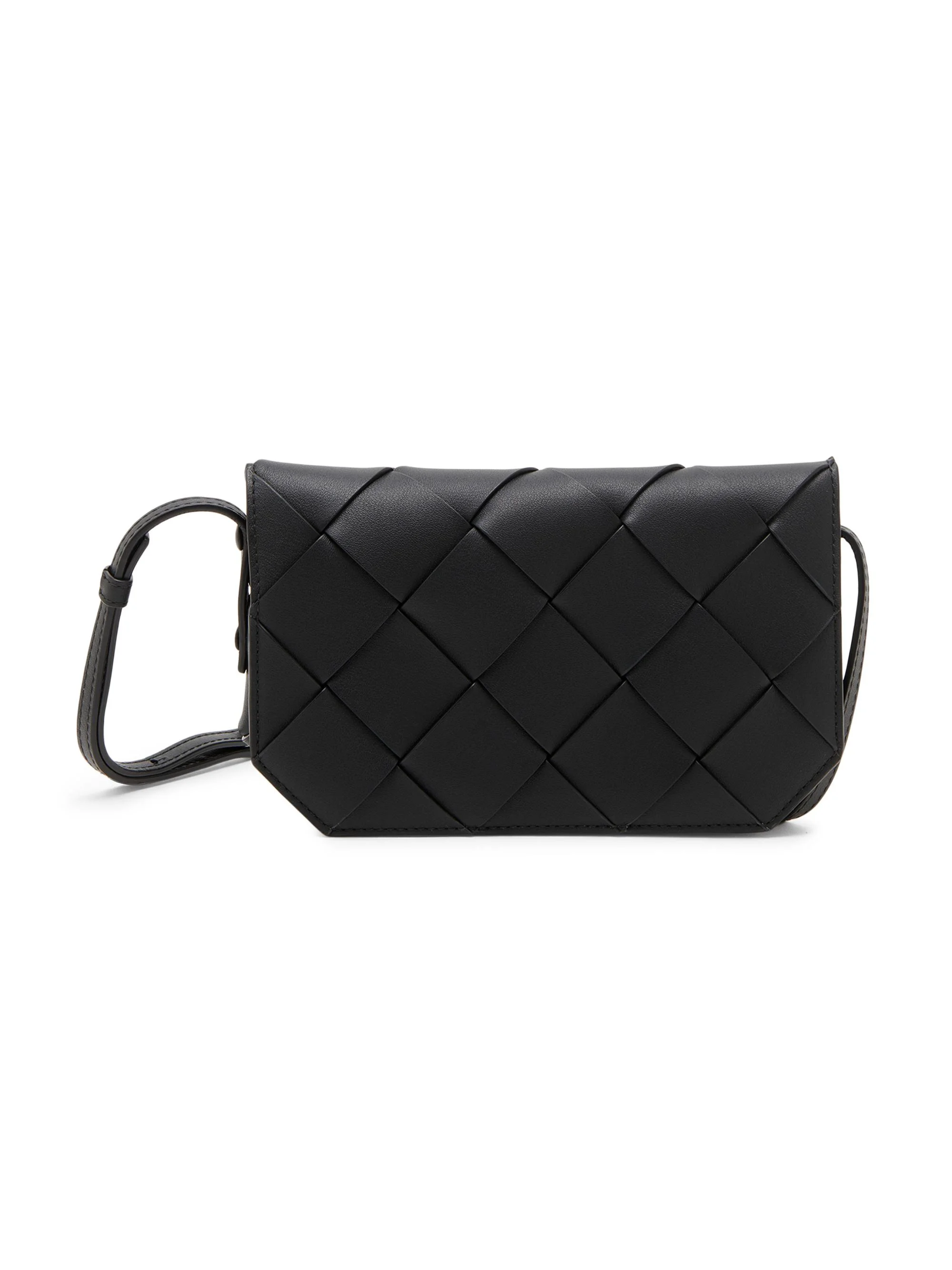 Men's Diago Horizontal Phone Pouch - Black Silver - 1