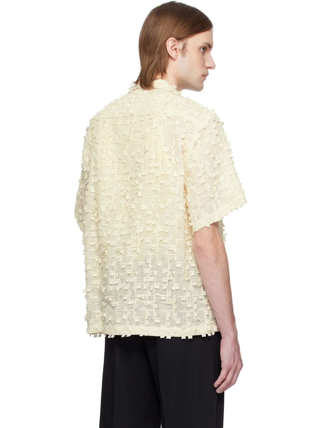 Beige Ted Embroidered Shirt - 3