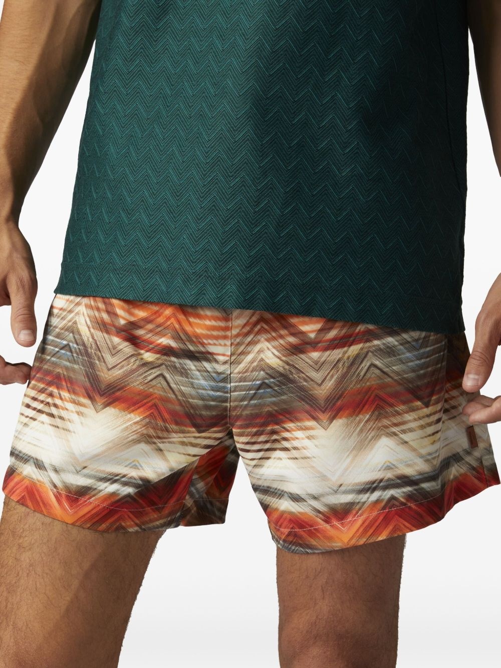 drawstring swim shorts - 4