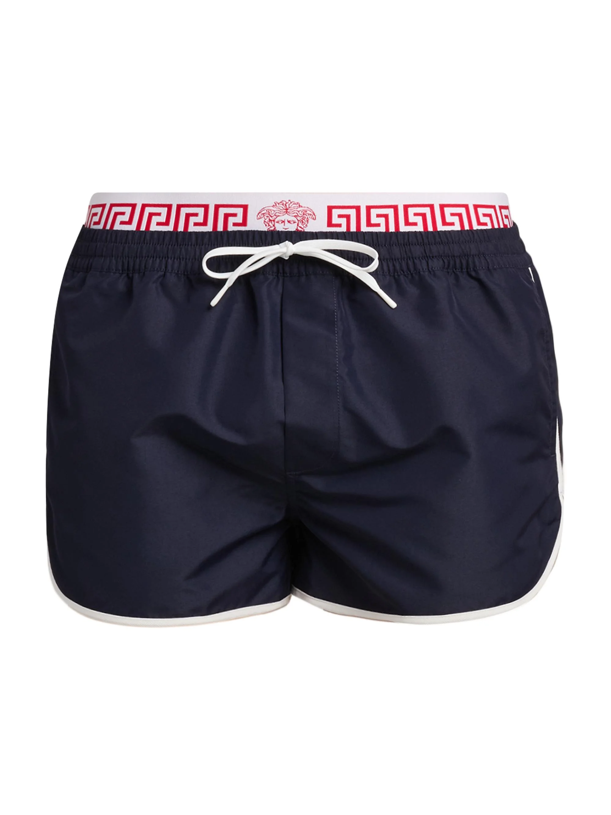 Men's Golfo Elasticized Waistband Swim Shorts - Dark Navy White - 1