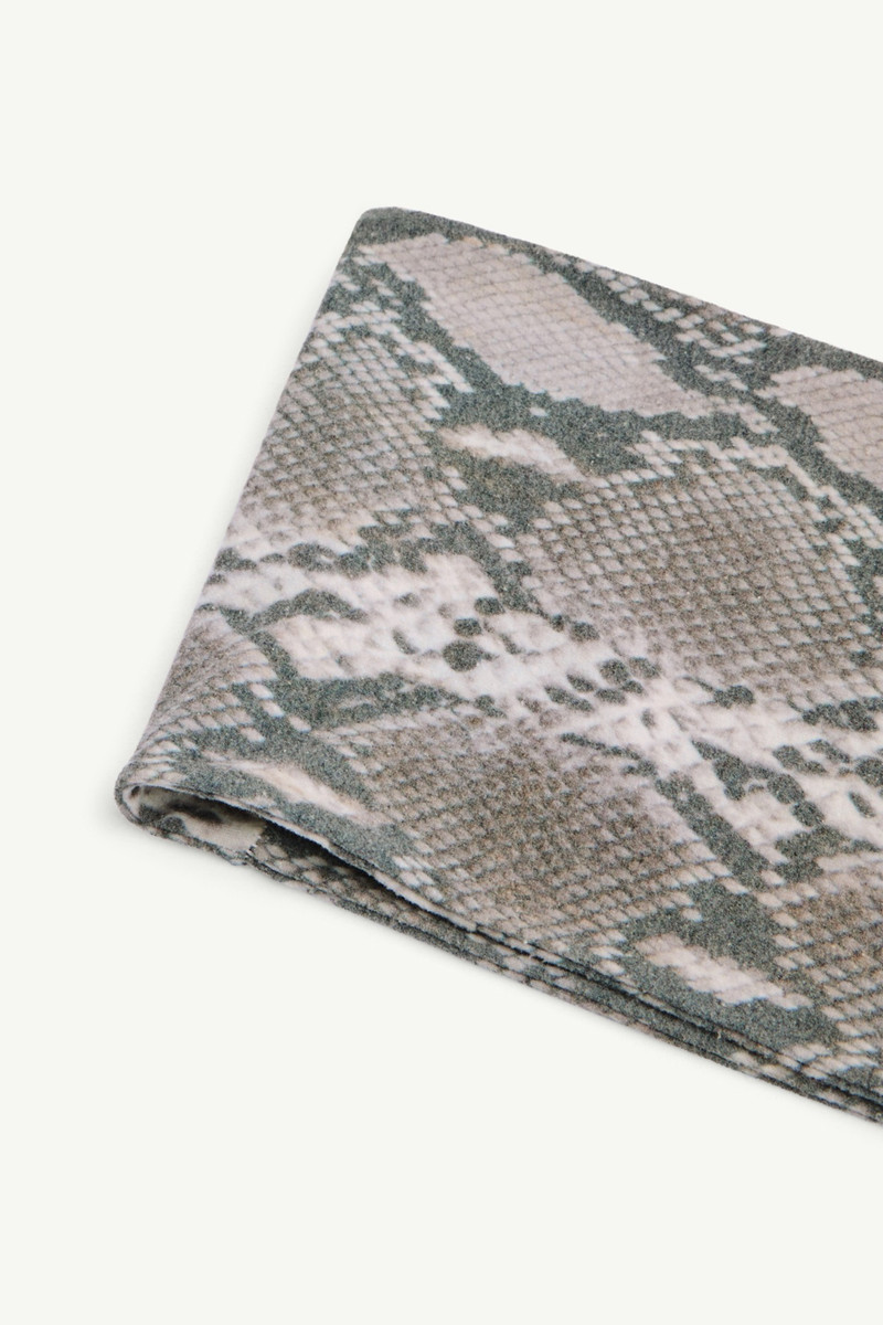 MM6 Maison Margiela Python neck scarf outlook