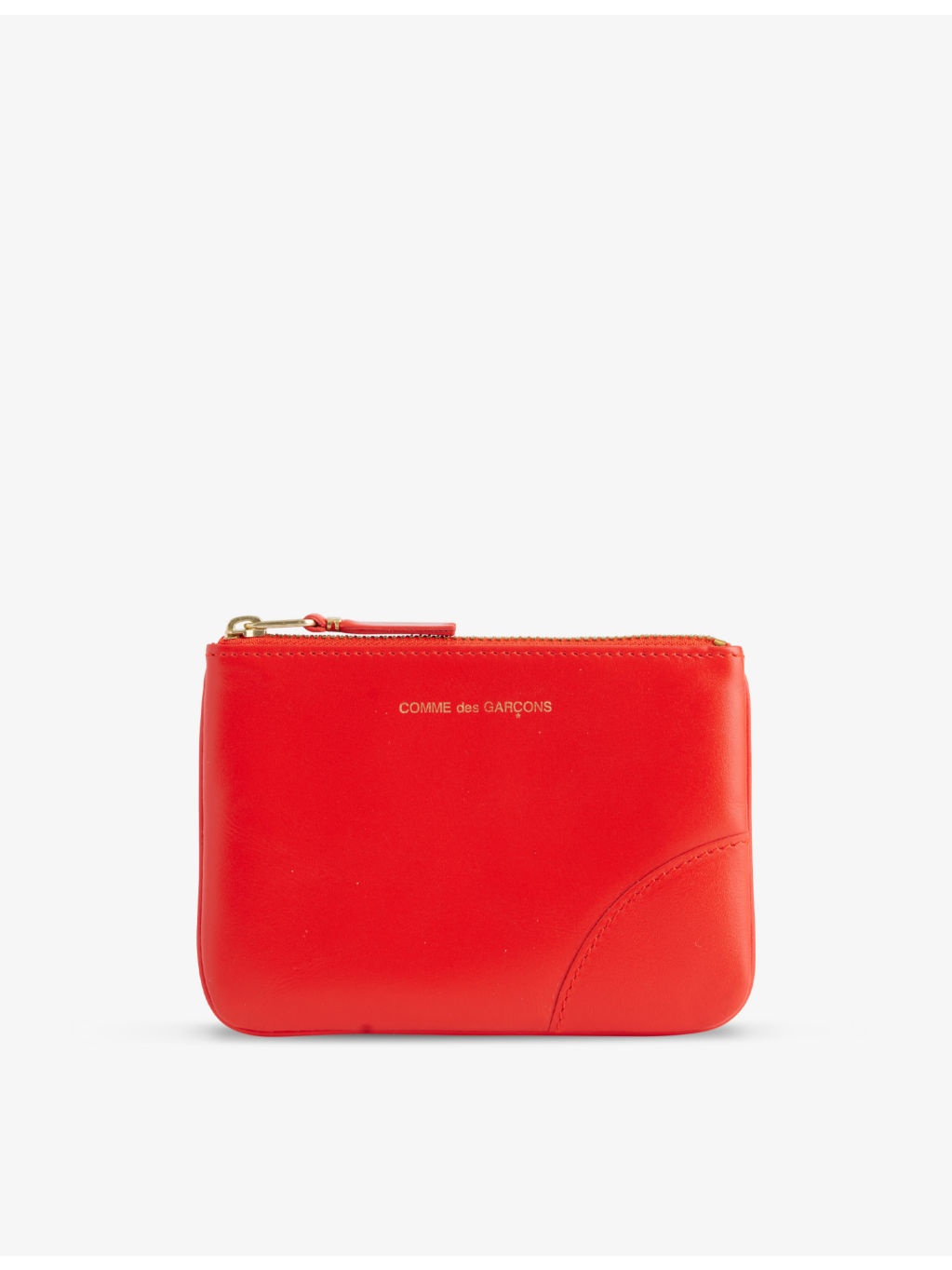 Classic foiled-logo leather wallet - 1