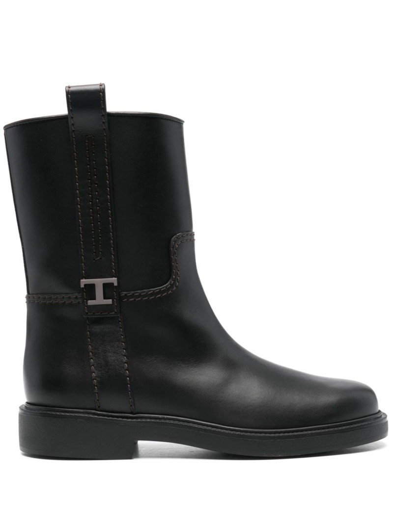 leather ankle boots - 1