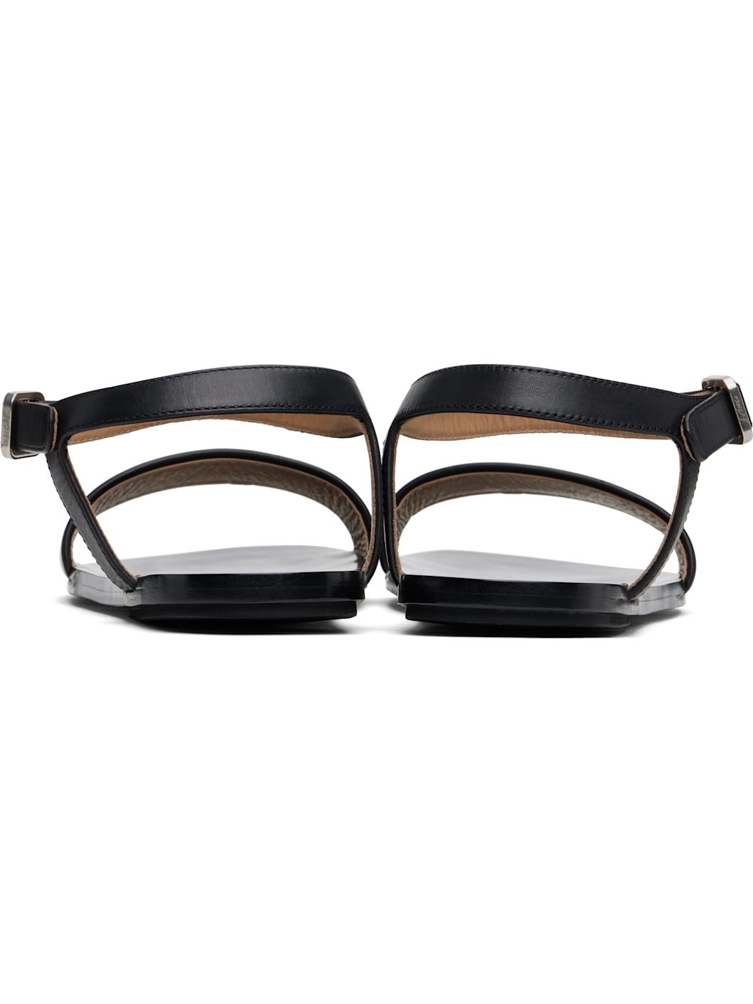 Black Sottile Sandals - 2