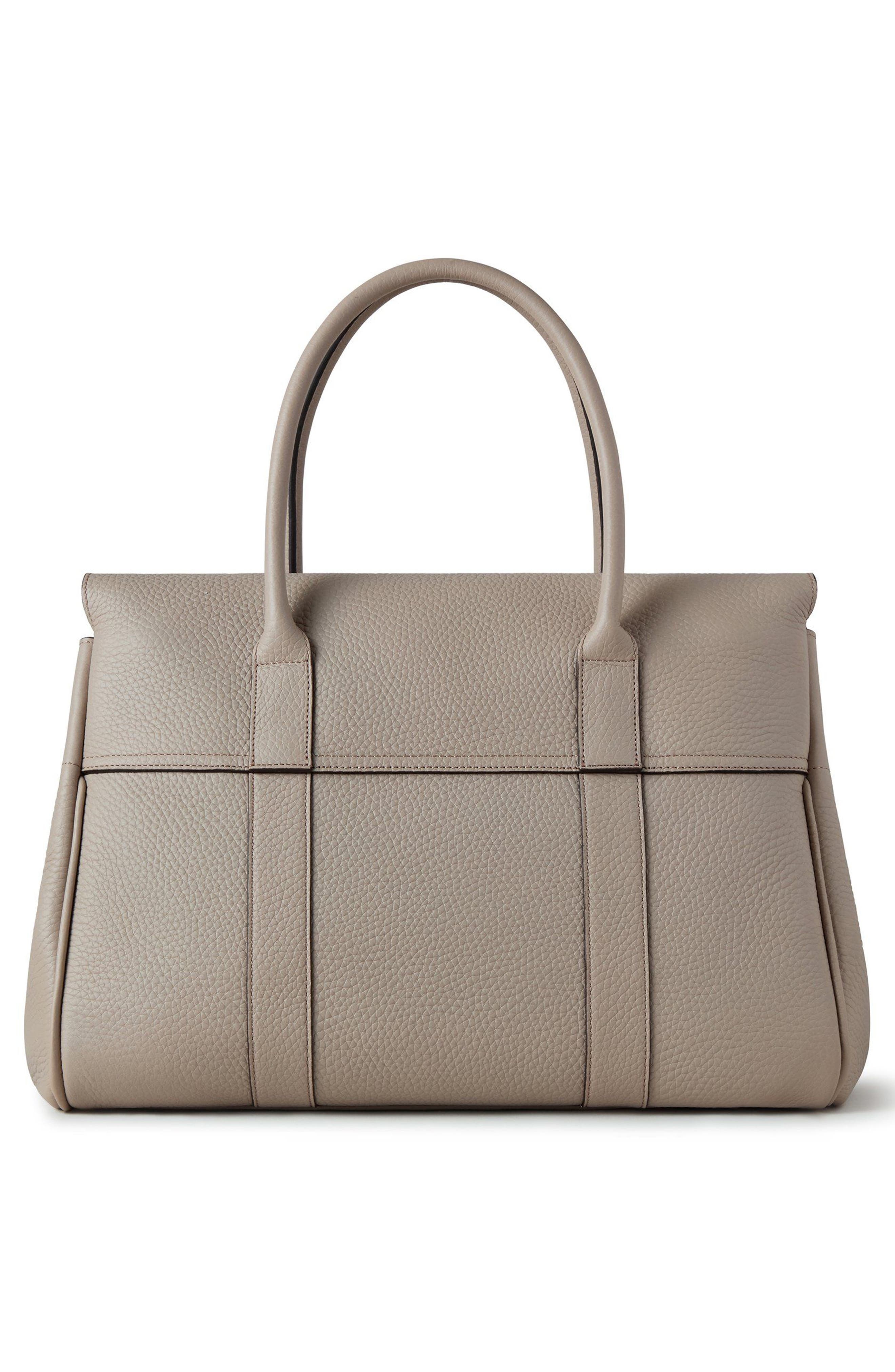 Mulberry Bayswater Leather Satchel in Cashmere Taupe at Nordstrom - 3