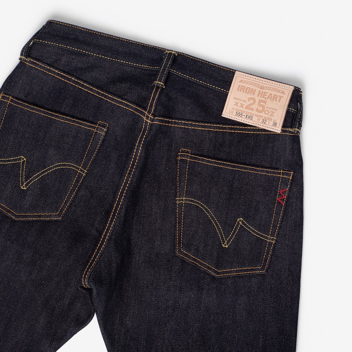 IH-555-XHS 25oz Selvedge Denim Super Slim Cut Jeans - Indigo - 7