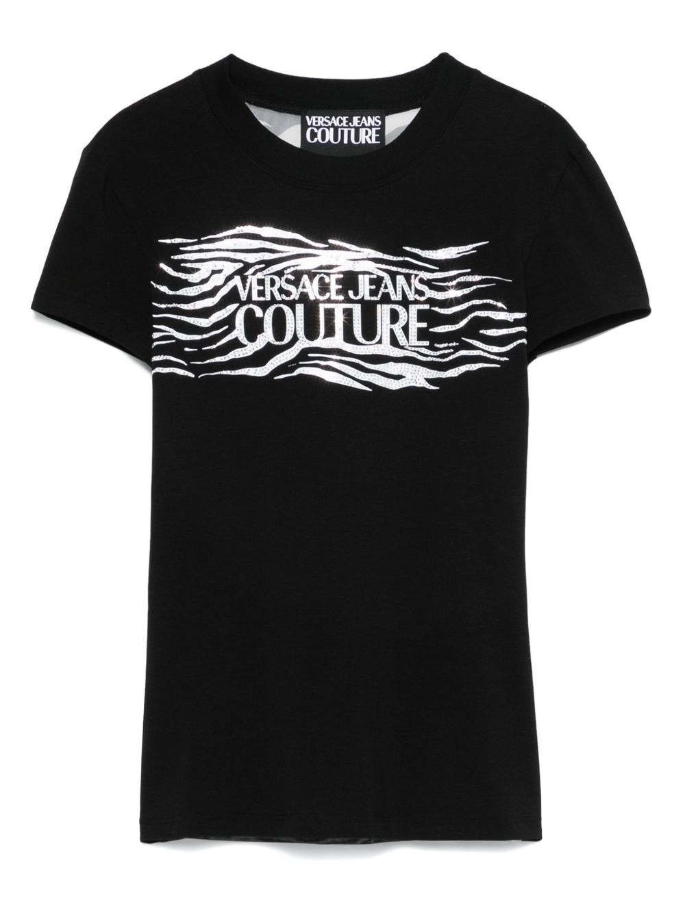 logo-print T-shirt - 1